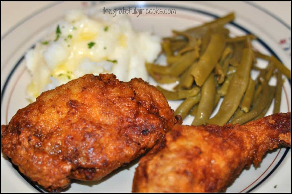 Crunchy Buttermilk Fried Chicken | The Grateful Girl Cooks!