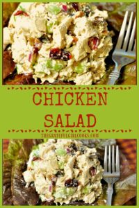 Chicken Salad (cranberries and pecans) / The Grateful Girl Cooks!