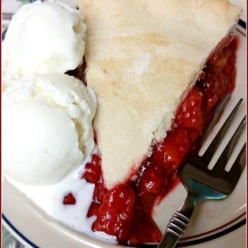 Melba Pie (raspberry-peach) / the Grateful Girl Cooks!