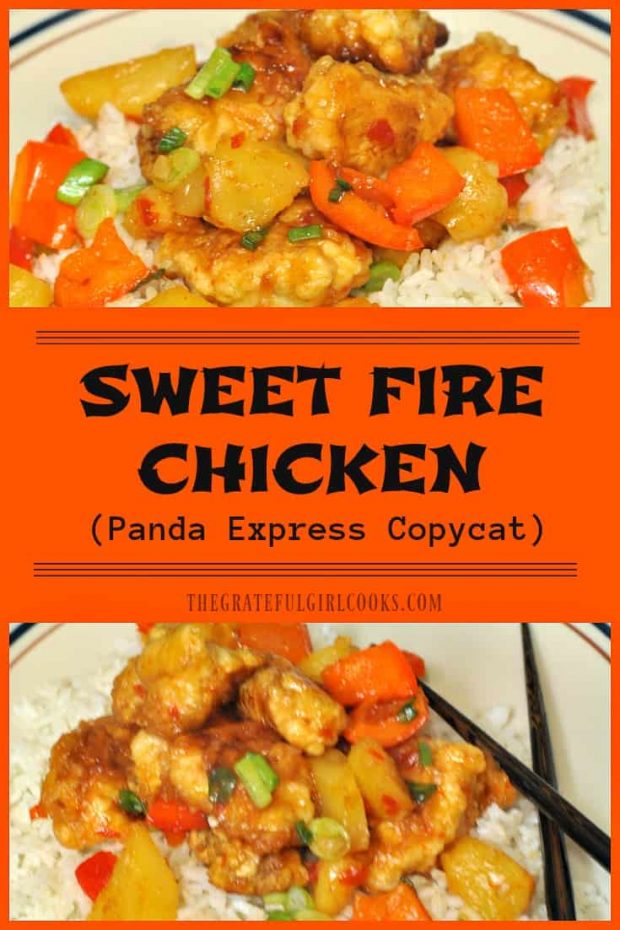 Sweet Fire Chicken (Panda Express Copycat) The Grateful Girl Cooks!