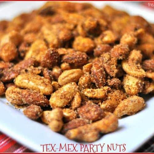 Tex-Mex Party Nuts (easy appetizer) / The Grateful Girl Cooks!