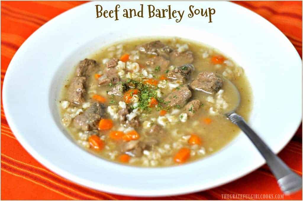 Beef Barley Soup - Skinnytaste