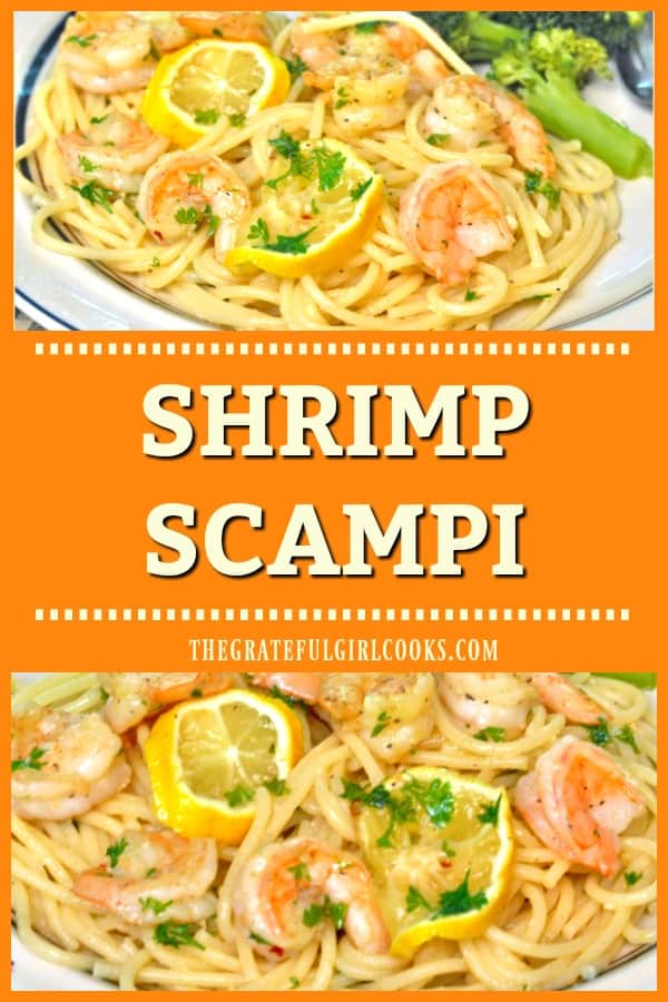 Shrimp Scampi (an Italian classic!) / The Grateful Girl Cooks!