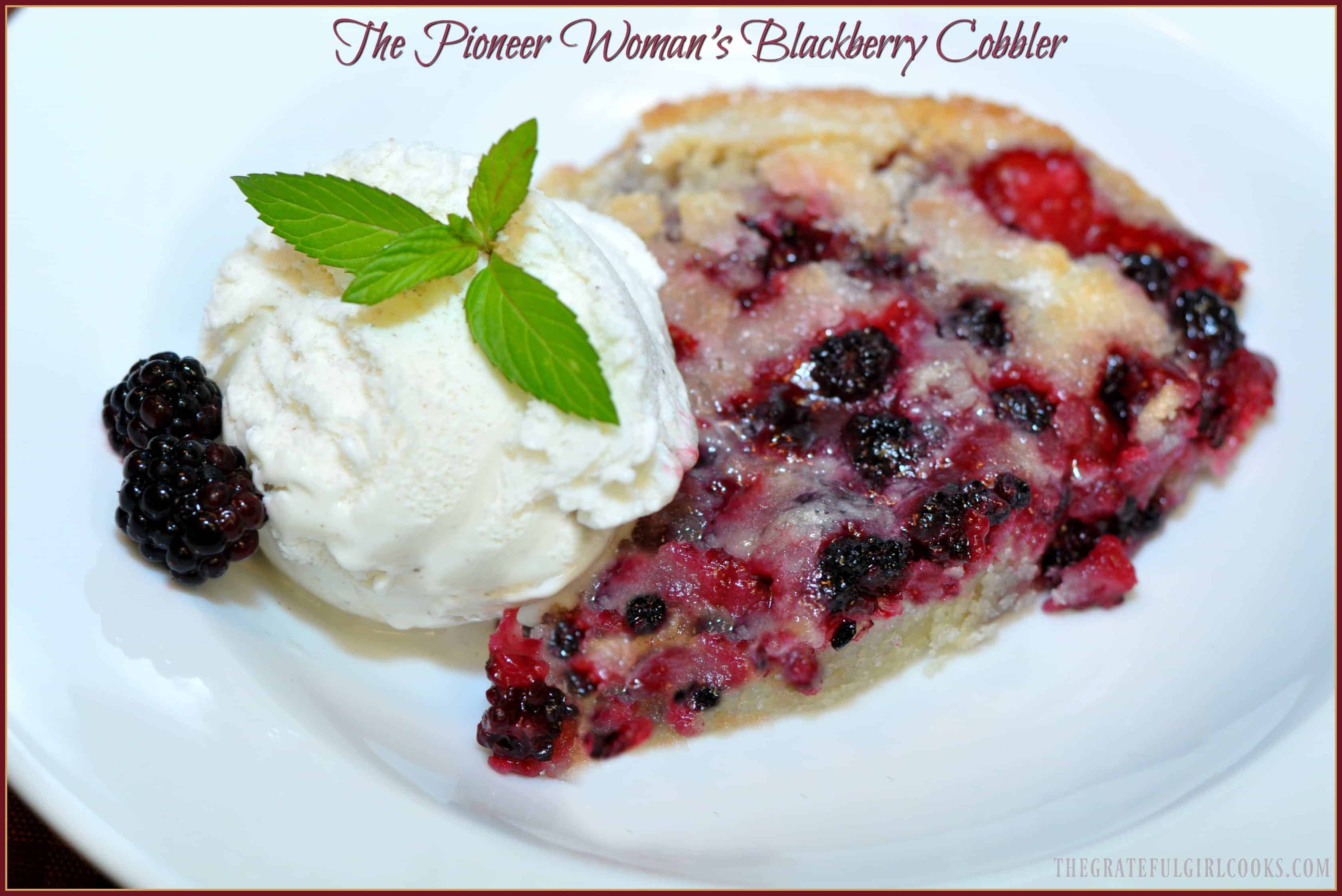 BLACKBERRY cobbler