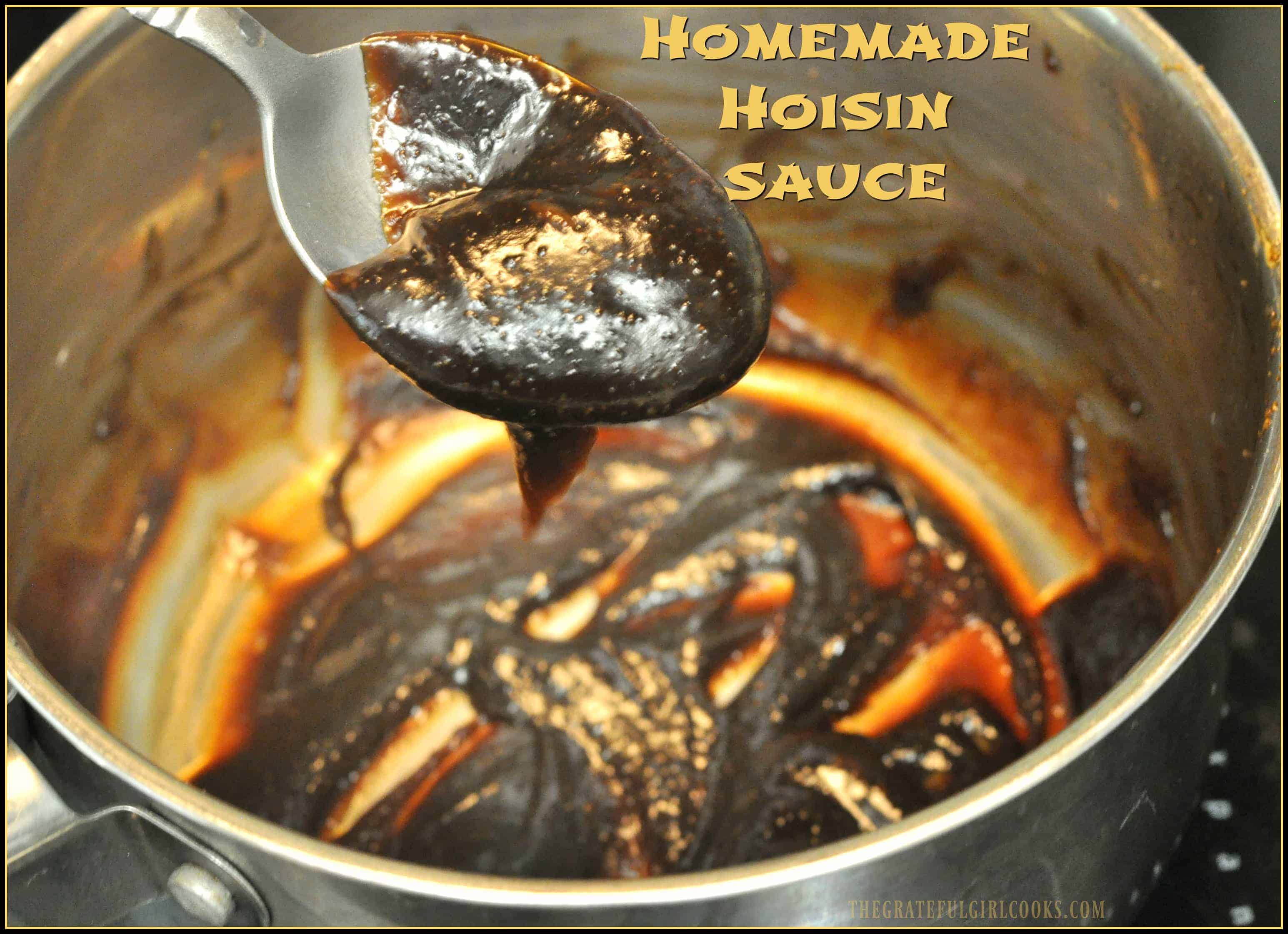 Homemade Hoisin Sauce | The Grateful Girl Cooks! 