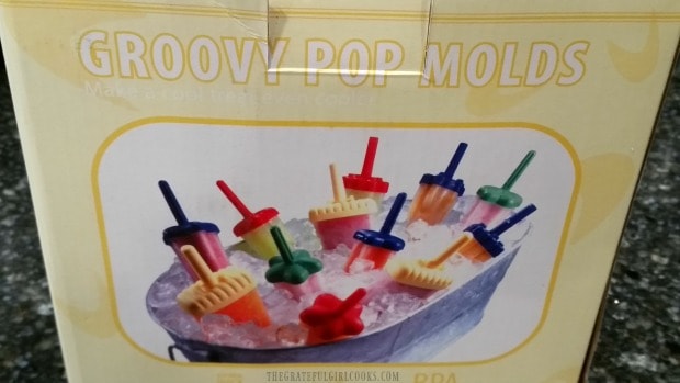 Popsicle molds used to make fruit smoothie popsicles.