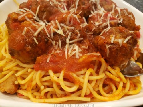 Air Fryer Italian Meatballs / The Grateful Girl Cooks!