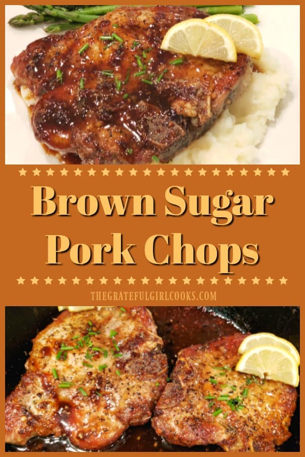 Brown Sugar Pork Chops / The Grateful Girl Cooks!