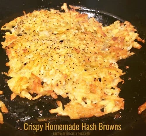Crispy Homemade Hash Browns - Belly Full