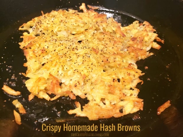 Crispy Golden Shredded Hash Browns - Happily Unprocessed