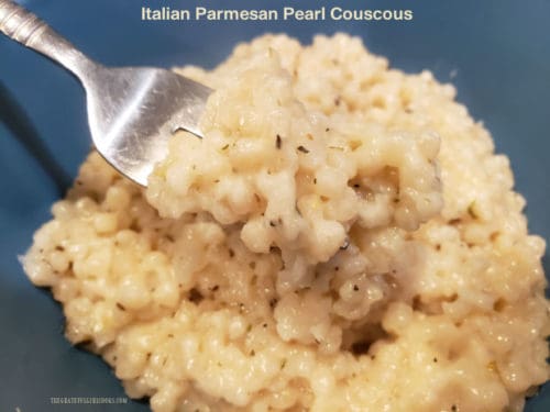 Couscous with Parmesan - The Ultimate Fast and Cheesy Side Dish · Chef Not  Required