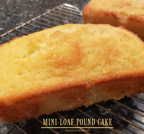 Glazed Mini Pound Cake Loaves (From Scratch!) - Averie Cooks