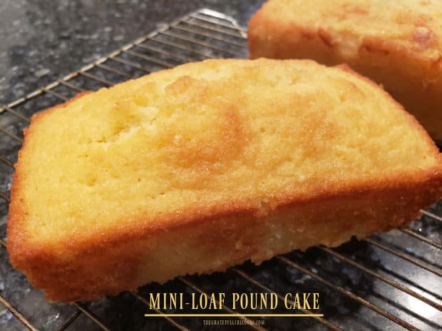 Mini Vanilla Pound Cakes Recipe