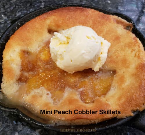 Cast-Iron Skillet Peach Cobbler Recipe