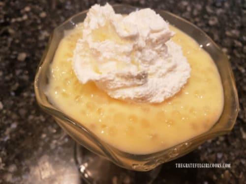 Old-Fashioned Tapioca Pudding - The Grateful Girl Cooks!