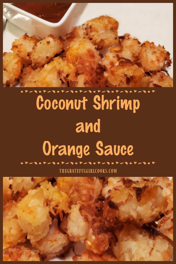 Enjoy Coconut Shrimp and Orange Sauce as a main dish OR a yummy appetizer! Coconut-crusted shrimp are served with a marmalade dipping sauce.