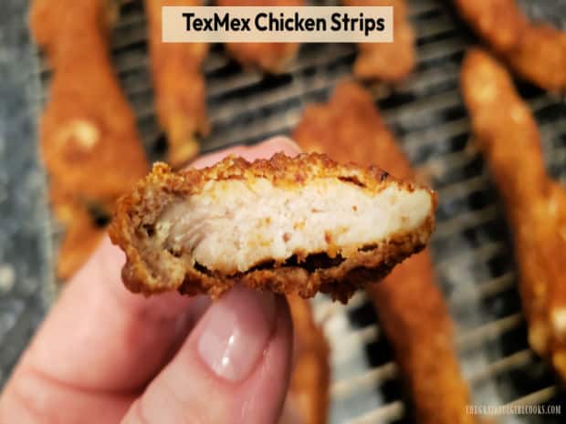 Make TexMex Chicken Strips for an easy meal! Recipe includes instructions and ingredient list for 2 prep options: regular OR gluten-free!