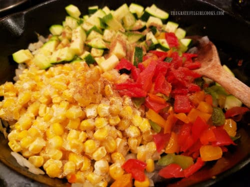 Southwest Veggie Skillet - The Grateful Girl Cooks!