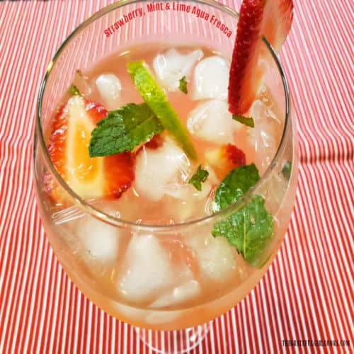 HOW TO MAKE STRAWBERRY KEY LIME AGUA FRESCA RECIPE