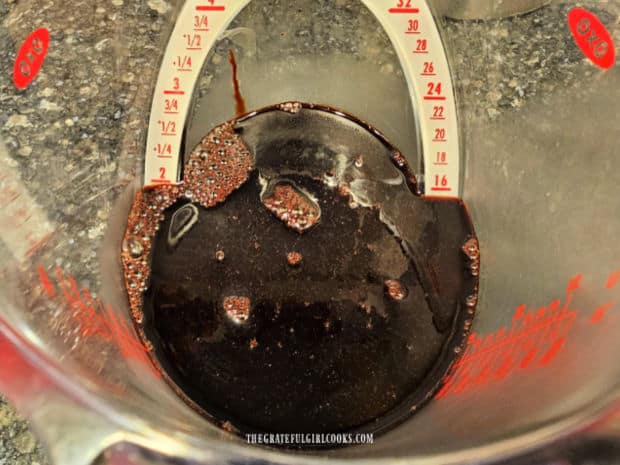 The recipe for easy homemade chocolate syrup yield about 2 cups total.