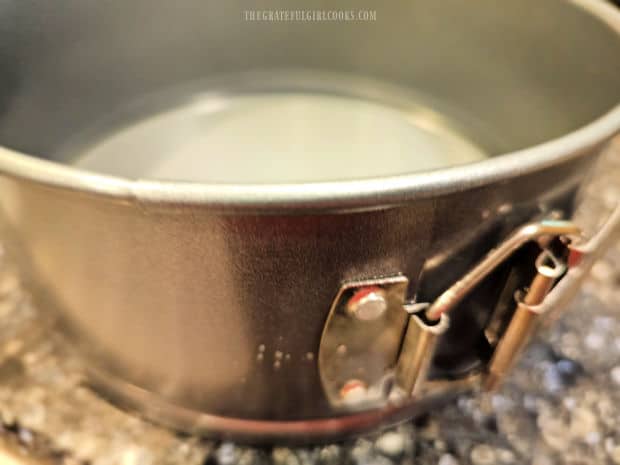 A 7" springform cheesecake pan is used for Instant Pot Cornbread.