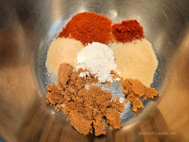 A variety of 7 spices are used to make the seasoning mix.